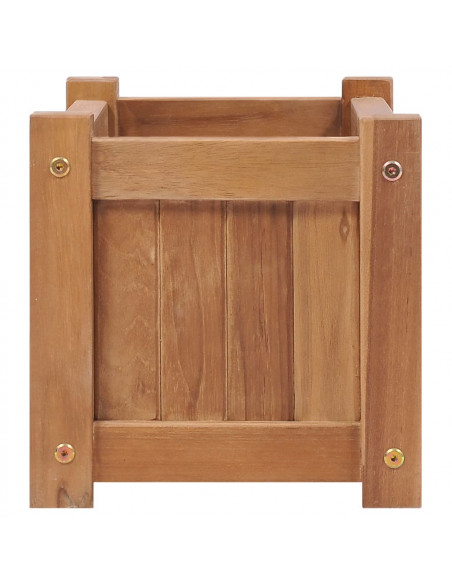 Letto Rialzato 50x25x25 cm in Legno Massello di Teak