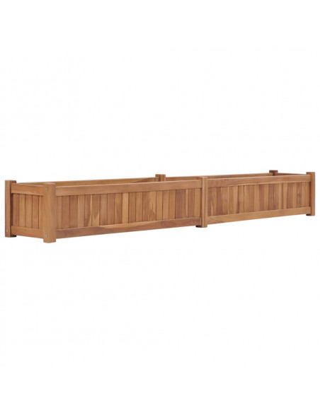 Letto Rialzato da Giardino 200x30x25 cm in Massello di Acacia