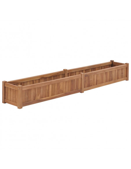 Letto Rialzato da Giardino 200x30x25 cm in Massello di Acacia