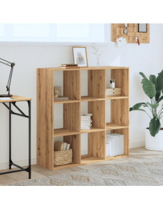 Libreria Rovere Artigianale 102x32x102 cm in Legno Multistrato 2