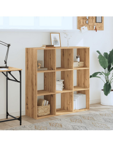 Libreria Rovere Artigianale 102x32x102 cm in Legno Multistrato