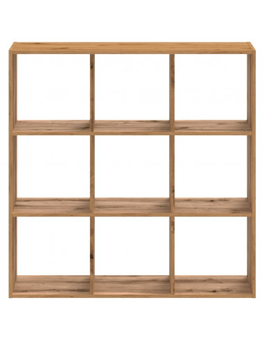 Libreria Rovere Artigianale 102x32x102 cm in Legno Multistrato