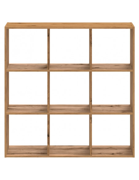 Libreria Rovere Artigianale 102x32x102 cm in Legno Multistrato