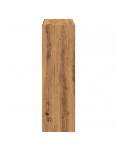 Libreria Rovere Artigianale 102x32x102 cm in Legno Multistrato