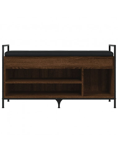Panca Porta Scarpe Rovere Marrone 105,5x32x57,5 cm