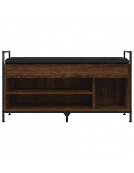Panca Porta Scarpe Rovere Marrone 105,5x32x57,5 cm