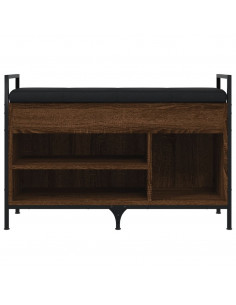 Panca Porta Scarpe Rovere Marrone 85,5x32x57,5 cm