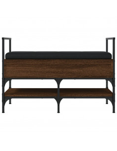 Panca Porta Scarpe Rovere Marrone 85,5x42x57,5 cm