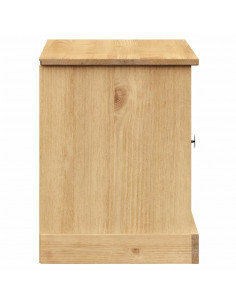 Panca Porta Scarpe VIGO 106x35x45 cm in Legno Massello di Pino