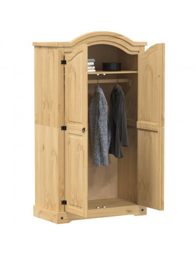 Armadio Corona 102x52x186 cm in Legno Massello di Pino