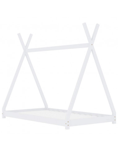 Giroletto per Bambini Bianco in Massello di Pino 90x200 cm