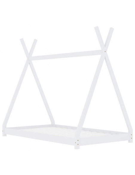 Giroletto per Bambini Bianco in Massello di Pino 90x200 cm