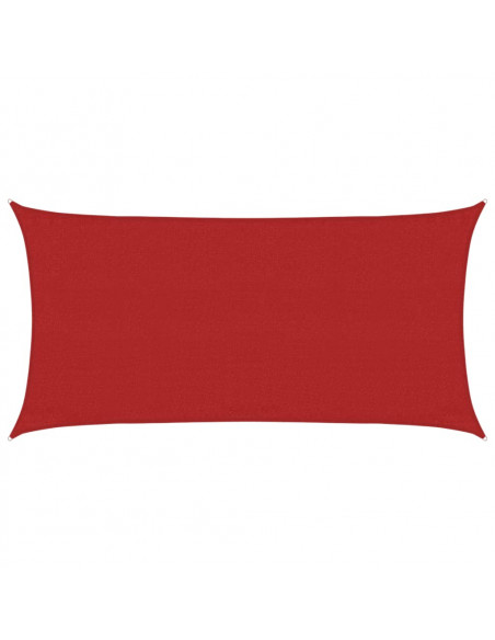 Vela Parasole 160 g/m² Rossa 3x6 m in HDPE