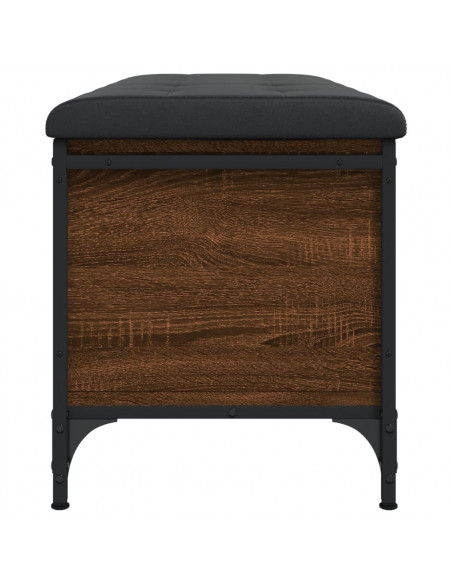Panca Portaoggetti Rovere Marrone 102x42x45cm Legno Multistrato