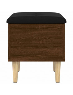 Panca Portaoggetti Rovere Marrone 42x42x46 cm Legno Multistrato