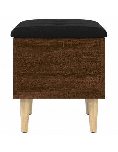 Panca Portaoggetti Rovere Marrone 42x42x46 cm Legno Multistrato
