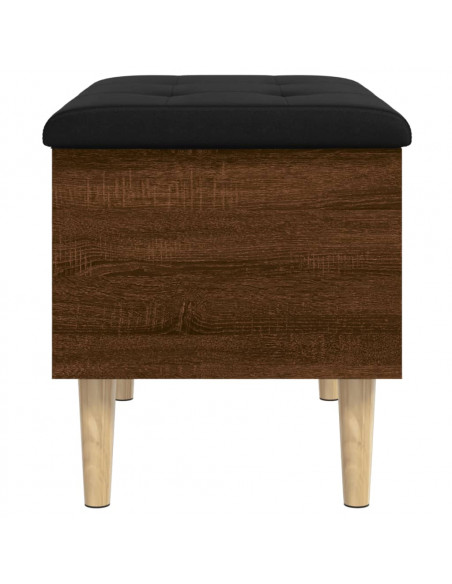 Panca Portaoggetti Rovere Marrone 62x42x46 cm Legno Multistrato
