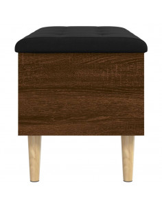 Panca Portaoggetti Rovere Marrone 82x42x46 cm Legno Multistrato