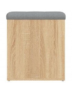 Panca Portaoggetti Rovere Sonoma 42x42x45 cm Legno Multistrato