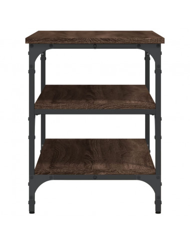 Panca Portascarpe Rovere Marrone 70x38,5x49cm Legno Multistrato
