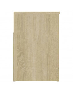 Panca Portascarpe Rovere Sonoma 103x30x54,5 cm in Truciolato