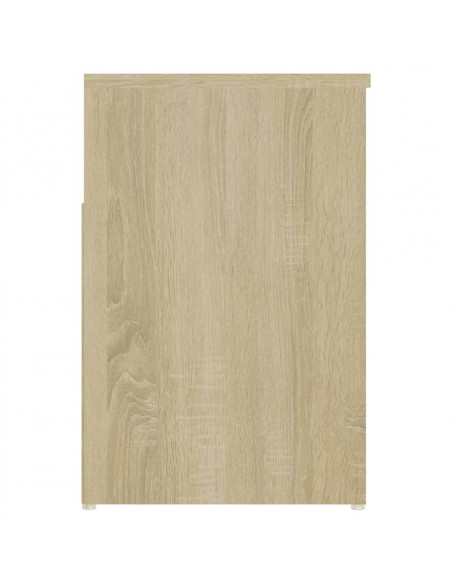 Panca Portascarpe Rovere Sonoma 103x30x54,5 cm in Truciolato
