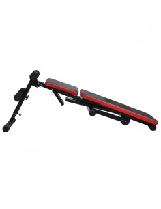 Panca Reclinabile con Bilanciere e Set di Manubri da 30,5 kg