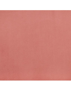 Panca Rosa 70x35x41 cm in Velluto