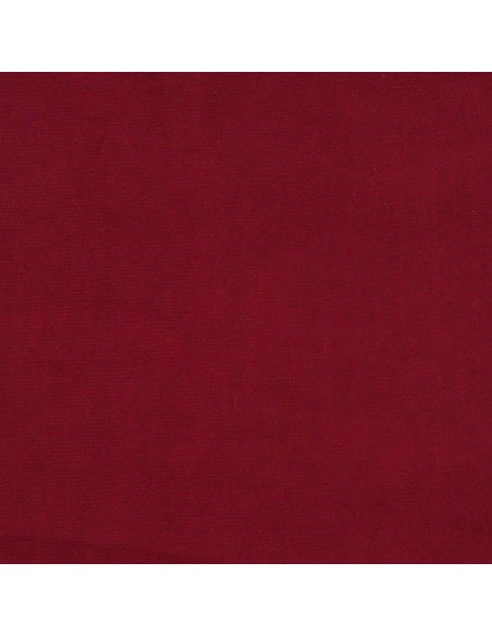 Panca Rosso Vino 100x35x41 cm in Velluto
