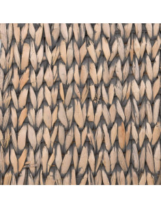 Panche Portaoggetti 2 pz con Cuscino Grigio 69 cm Tifa