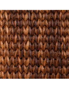 Panche Portaoggetti 2 pz con Cuscino Marrone 69 cm Tifa