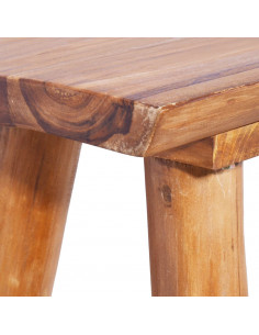 Panchina da Giardino 120 cm in Legno Massello di Teak