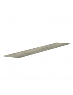 Pannelli da Parete Effetto Legno Grigio PVC 2,06 m²