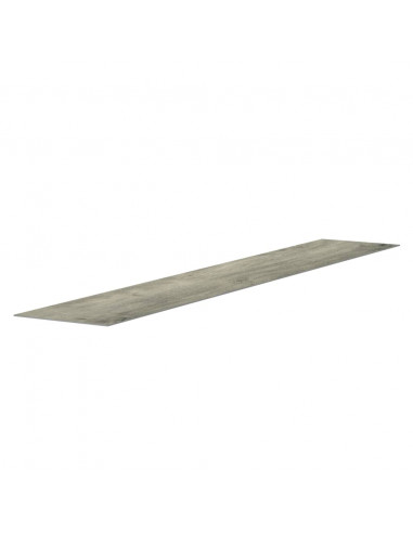 Pannelli da Parete Effetto Legno Grigio PVC 2,06 m²