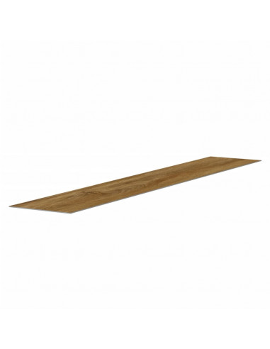 Pannelli da Parete Effetto Legno Marrone PVC 2,06 m²