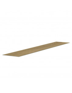 Pannelli da Parete Effetto Legno Marrone PVC 2,06 m²