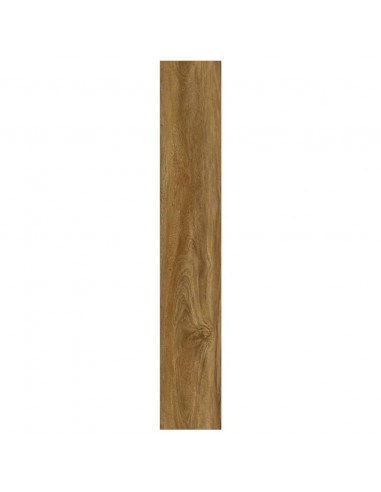 Pannelli da Parete Effetto Legno Marrone PVC 4,12 m²