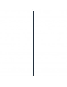 Pannelli da Tetto 12 pz in Acciaio Zincato Antracite 100x45 cm