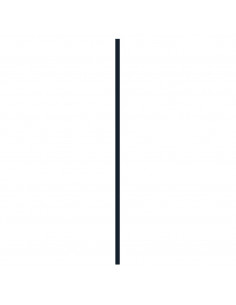 Pannelli da Tetto 36 pz in Acciaio Zincato Antracite 60x45 cm