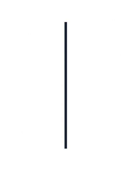 Pannelli da Tetto 36 pz in Acciaio Zincato Antracite 60x45 cm