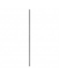 Pannelli da Tetto 36 pz in Acciaio Zincato Argento 60x45 cm