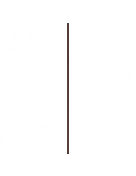 Pannelli da Tetto 36 pz in Acciaio Zincato Marrone 100x45 cm