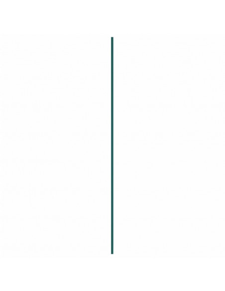 Pannelli da Tetto 36 pz in Acciaio Zincato Verde 100x45 cm