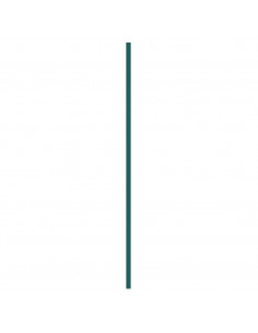 Pannelli da Tetto 36 pz in Acciaio Zincato Verde 60x45 cm