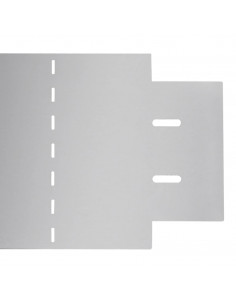 Pannelli di Recinzione per Prato 5 pz Acciaio Zincato 100x20 cm