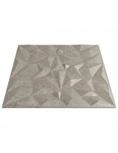 Pannelli Murali 12 pz Beton 50x50 cm XPS 3 m² Ametista