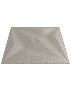 Pannelli Murali 12 pz Beton 50x50 cm XPS 3 m² Stella