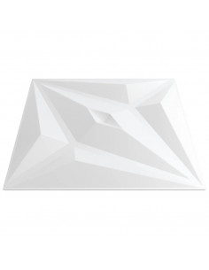 Pannelli Murali 12 pz Bianchi 50x50 cm XPS 3 m² Stella