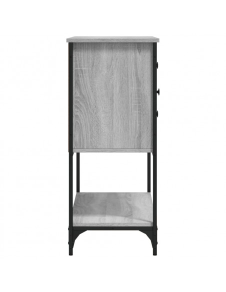 Credenza Grigio Sonoma 100x36x85 cm in Legno Multistrato