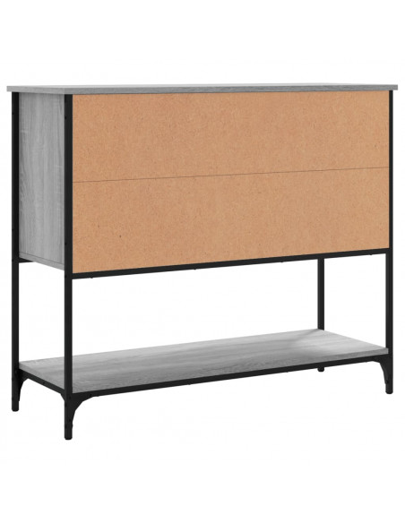 Credenza Grigio Sonoma 100x36x85 cm in Legno Multistrato